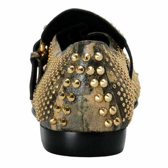 Giuseppe Zanotti Design Leather Rock Studs Loafers main image 7